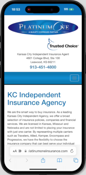 mobile friendly insurance quote